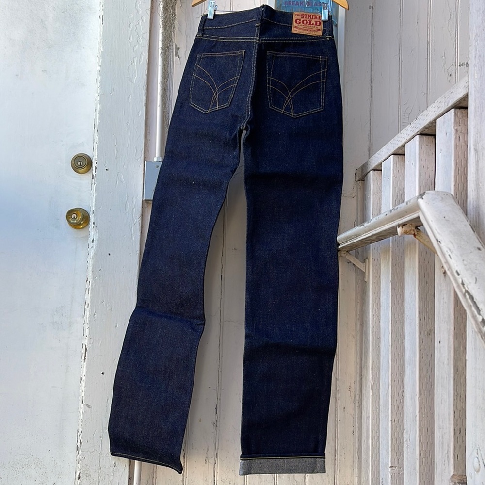 NWOT The Strike Gold Indigo Denim Jeans